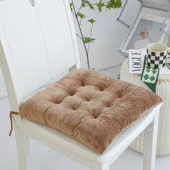 Thick Crystal Velvet Cushion for Office Chair or Sofa