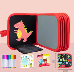 Erasable Children's Drawing Book – Reusable Water Drawing Art Pad for Kids