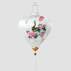Traditional Chinese Peacock Lantern for Festivals