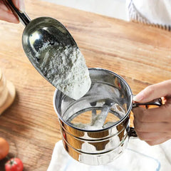 EasyPress Stainless Steel Flour Sifter