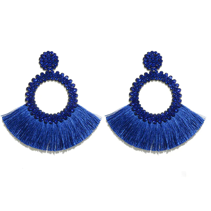 Bohemian Tassel Earrings for Women - Handmade Design