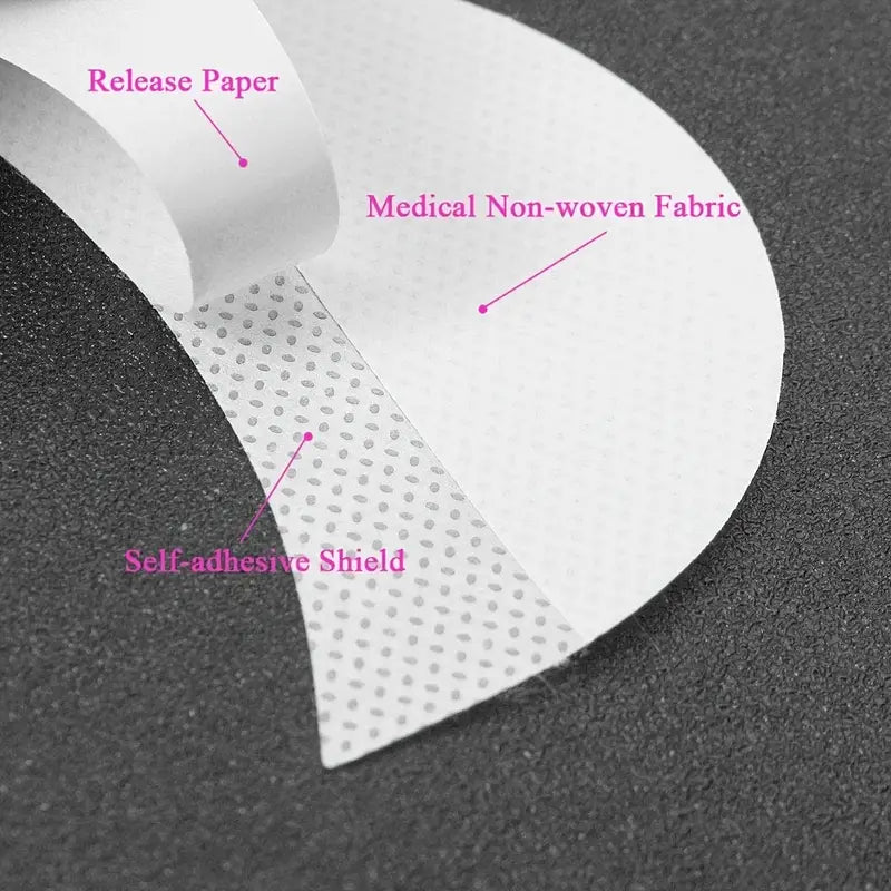 Half-Moon Shape Eyeshadow Patches for Makeup Residue