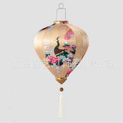 Traditional Chinese Peacock Lantern for Festivals