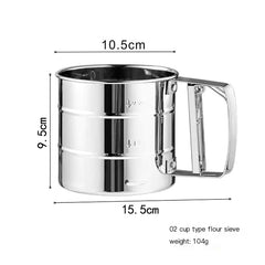 EasyPress Stainless Steel Flour Sifter