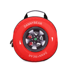 Children's Small School Backpack with Tire Design
