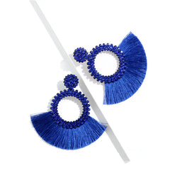 Bohemian Tassel Earrings for Women - Handmade Design